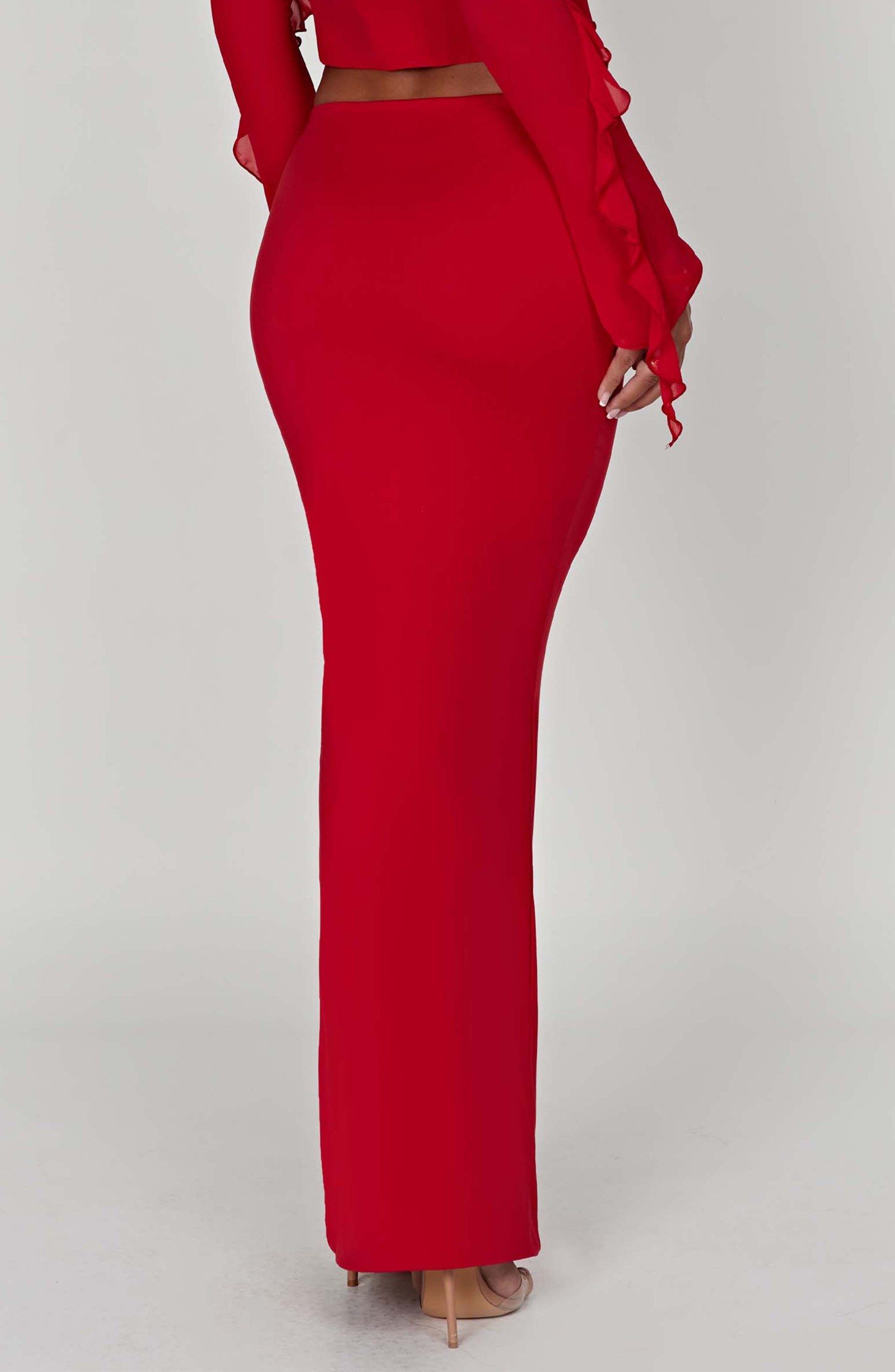 Astrid Maxi Skirt - Red-My Top Dress.All Rights Reserved