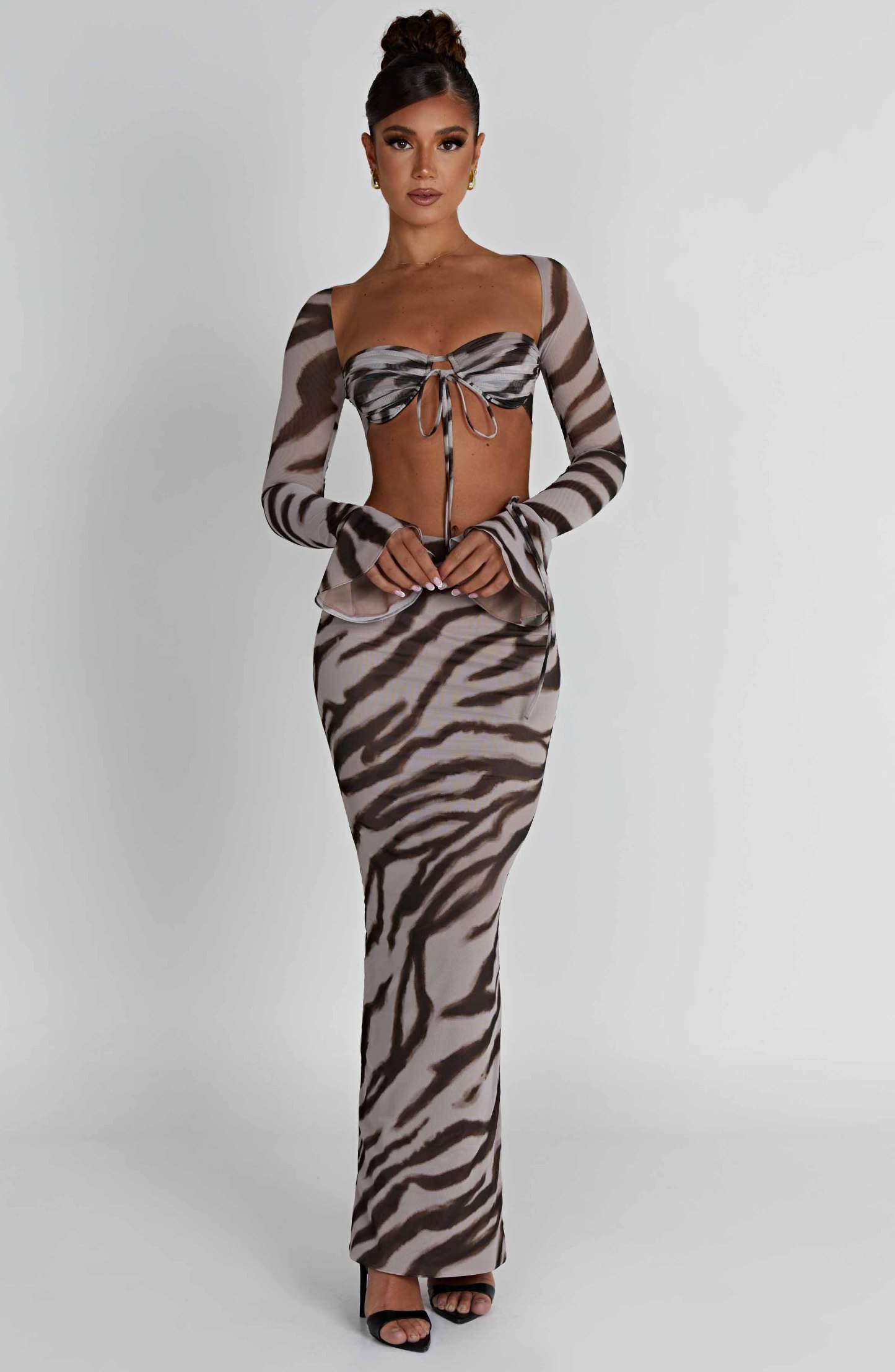 Astrid Maxi Skirt - Zebra Print-My Top Dress.All Rights Reserved