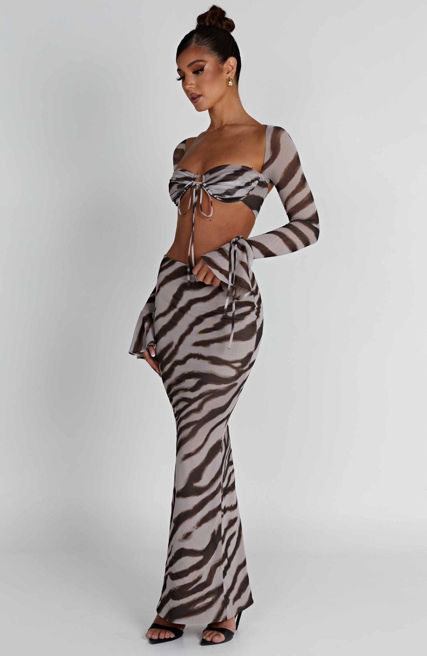 Astrid Maxi Skirt - Zebra Print-My Top Dress.All Rights Reserved