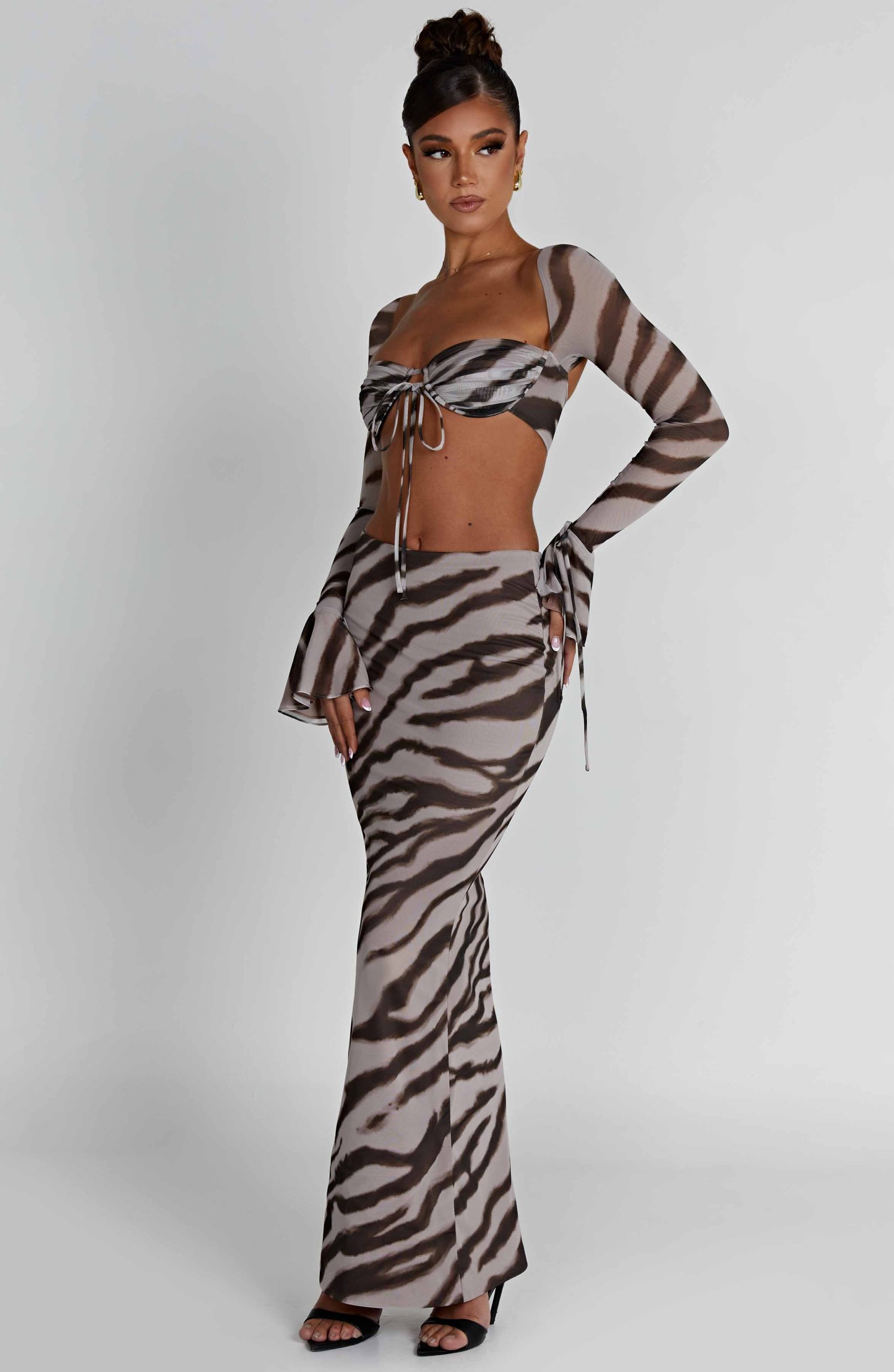 Astrid Maxi Skirt - Zebra Print-My Top Dress.All Rights Reserved