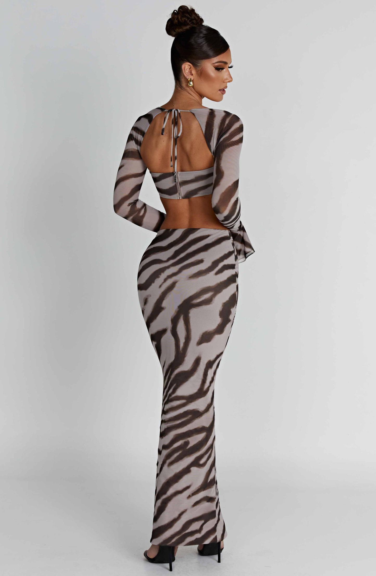 Astrid Maxi Skirt - Zebra Print-My Top Dress.All Rights Reserved