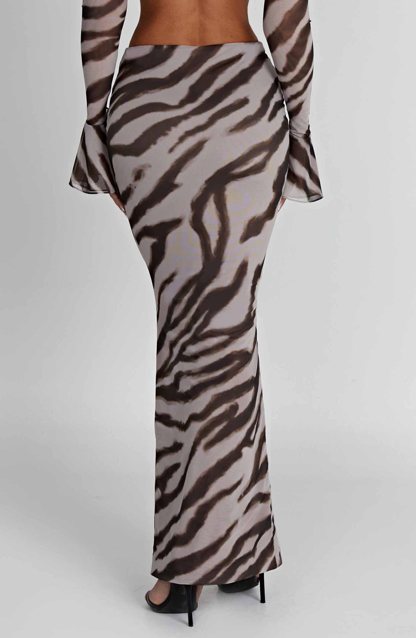 Astrid Maxi Skirt - Zebra Print-My Top Dress.All Rights Reserved