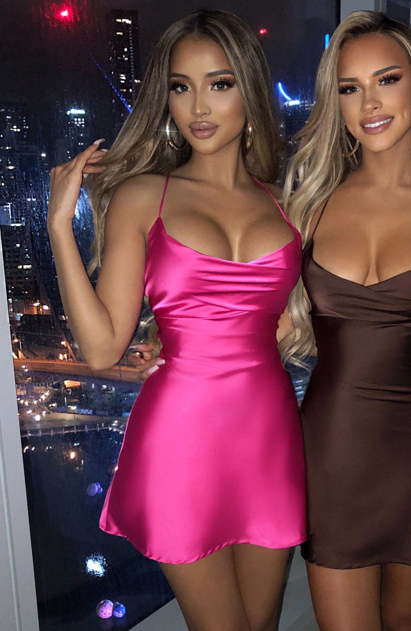 Avianna Mini Dress - Hot Pink-My Top Dress.All Rights Reserved