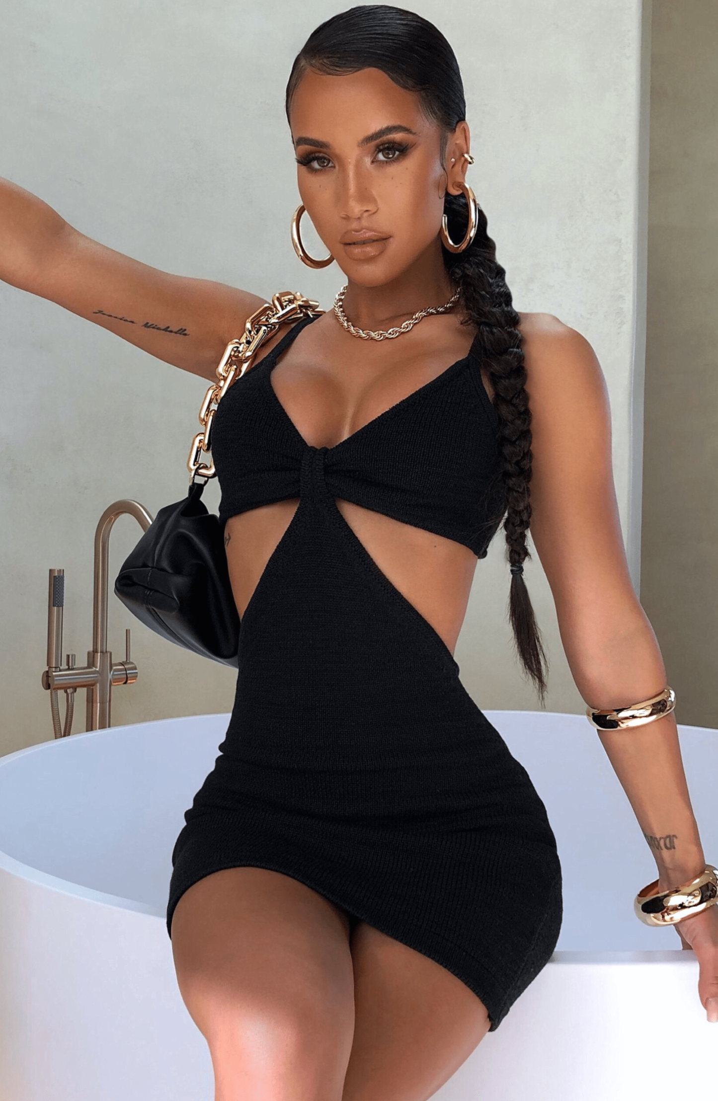 Avory Mini Dress - Black-My Top Dress.All Rights Reserved