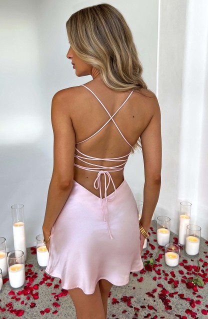 Avril Mini Dress - Blush-My Top Dress.All Rights Reserved