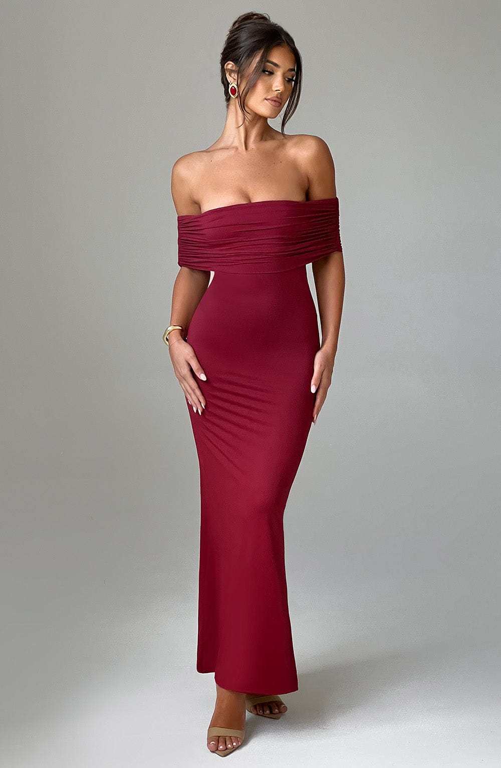 Belinda Maxi Dress - Burgundy-My Top Dress.All Rights Reserved