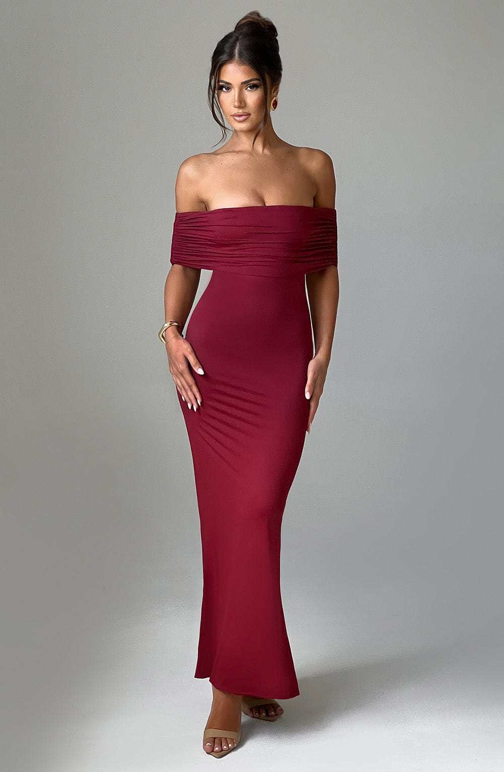 Belinda Maxi Dress - Burgundy-My Top Dress.All Rights Reserved