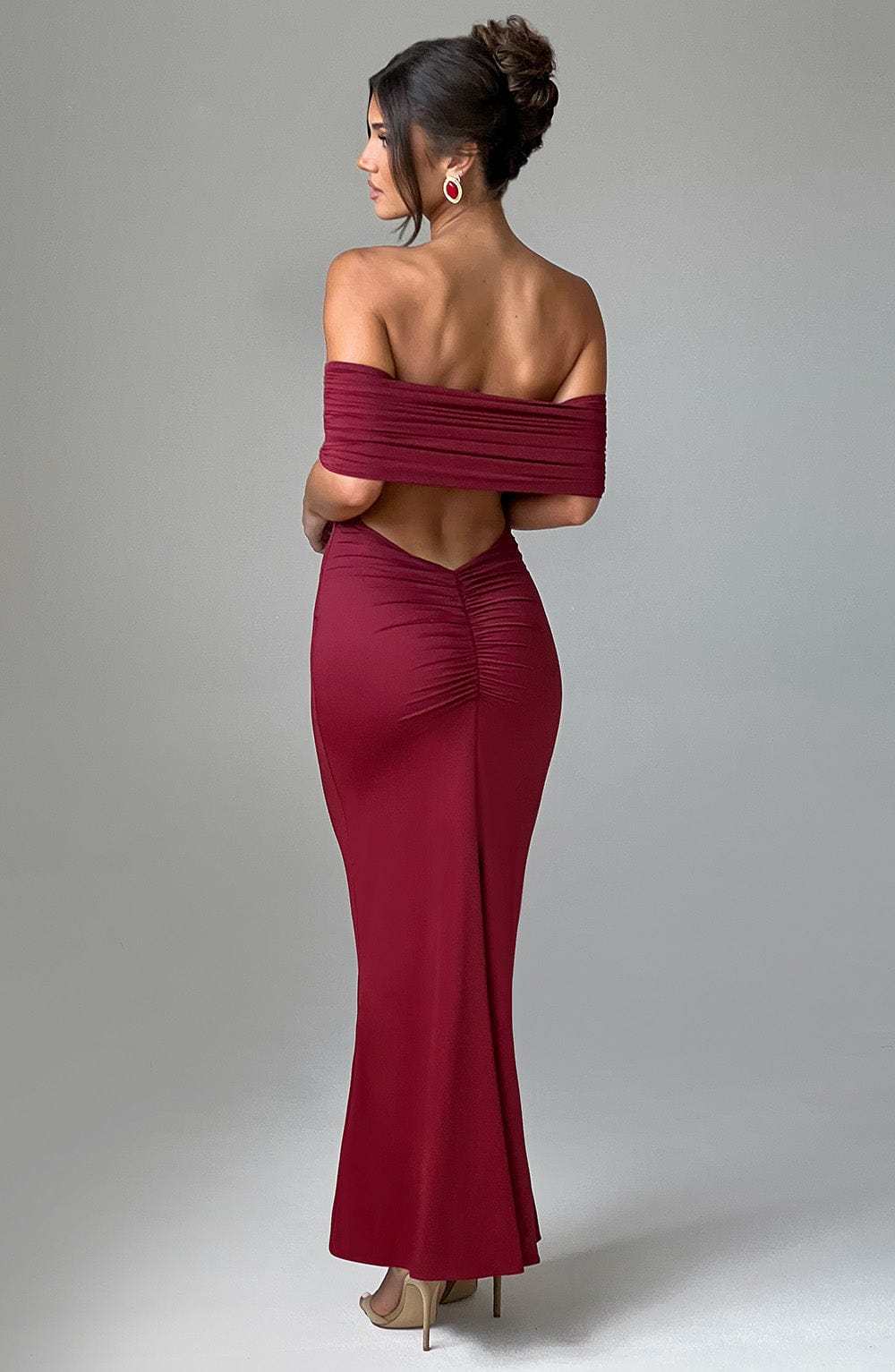 Belinda Maxi Dress - Burgundy-My Top Dress.All Rights Reserved