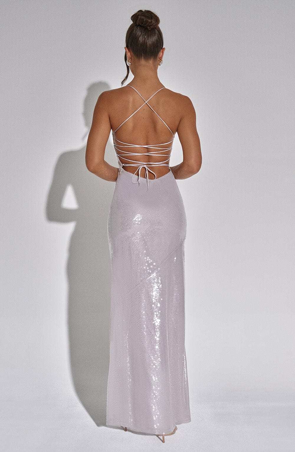 Bells Maxi Dress - Silver-My Top Dress.All Rights Reserved