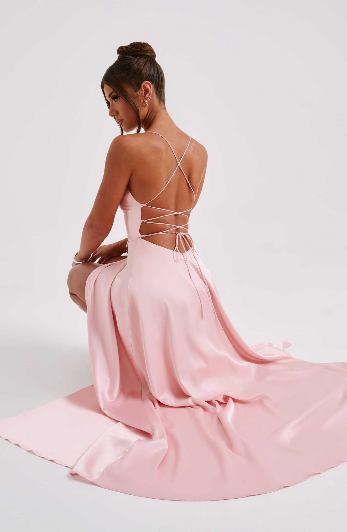 Bethany Maxi Dress - Blush-My Top Dress.All Rights Reserved