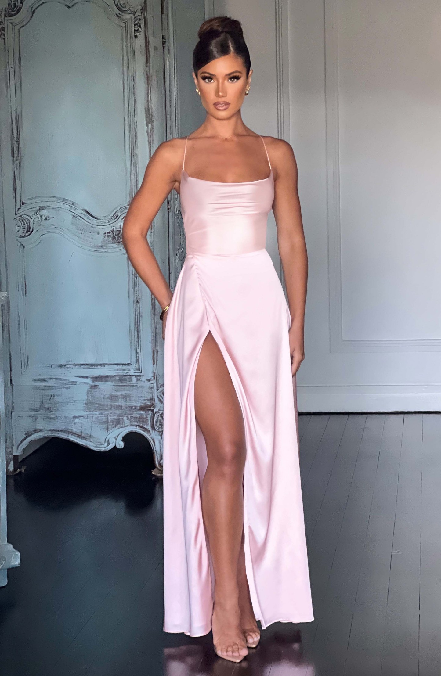 Bethany Maxi Dress - Blush-My Top Dress.All Rights Reserved
