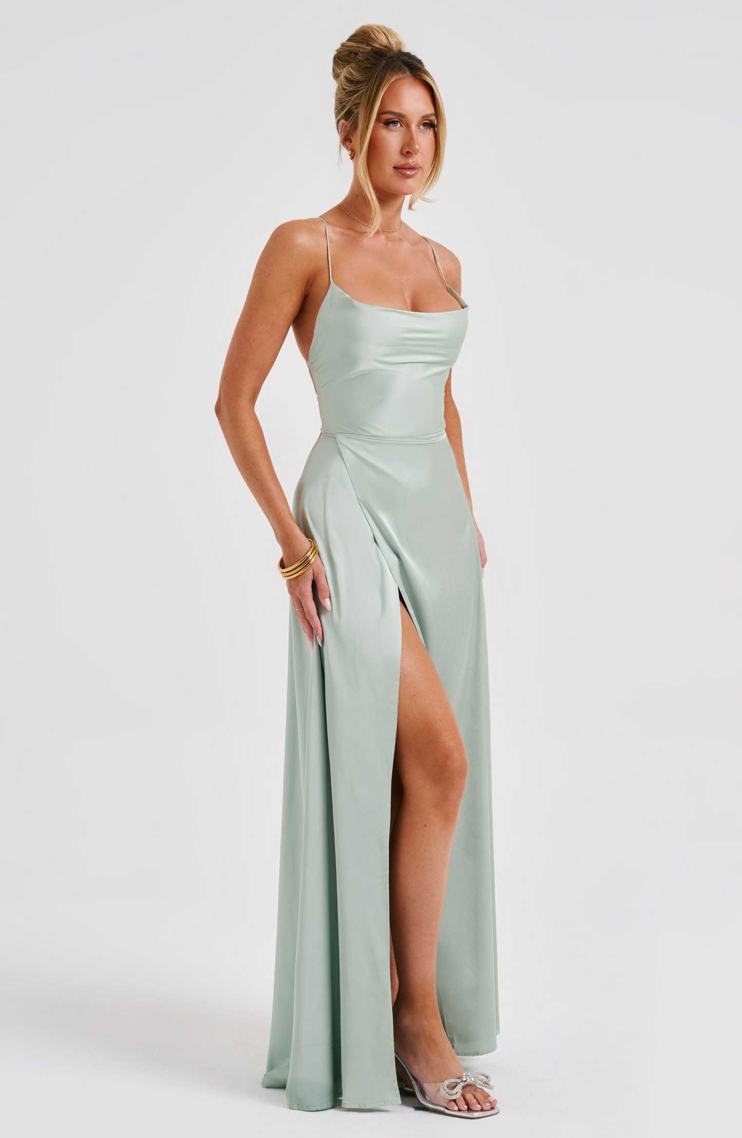 Bethany Maxi Dress - Sage-My Top Dress.All Rights Reserved