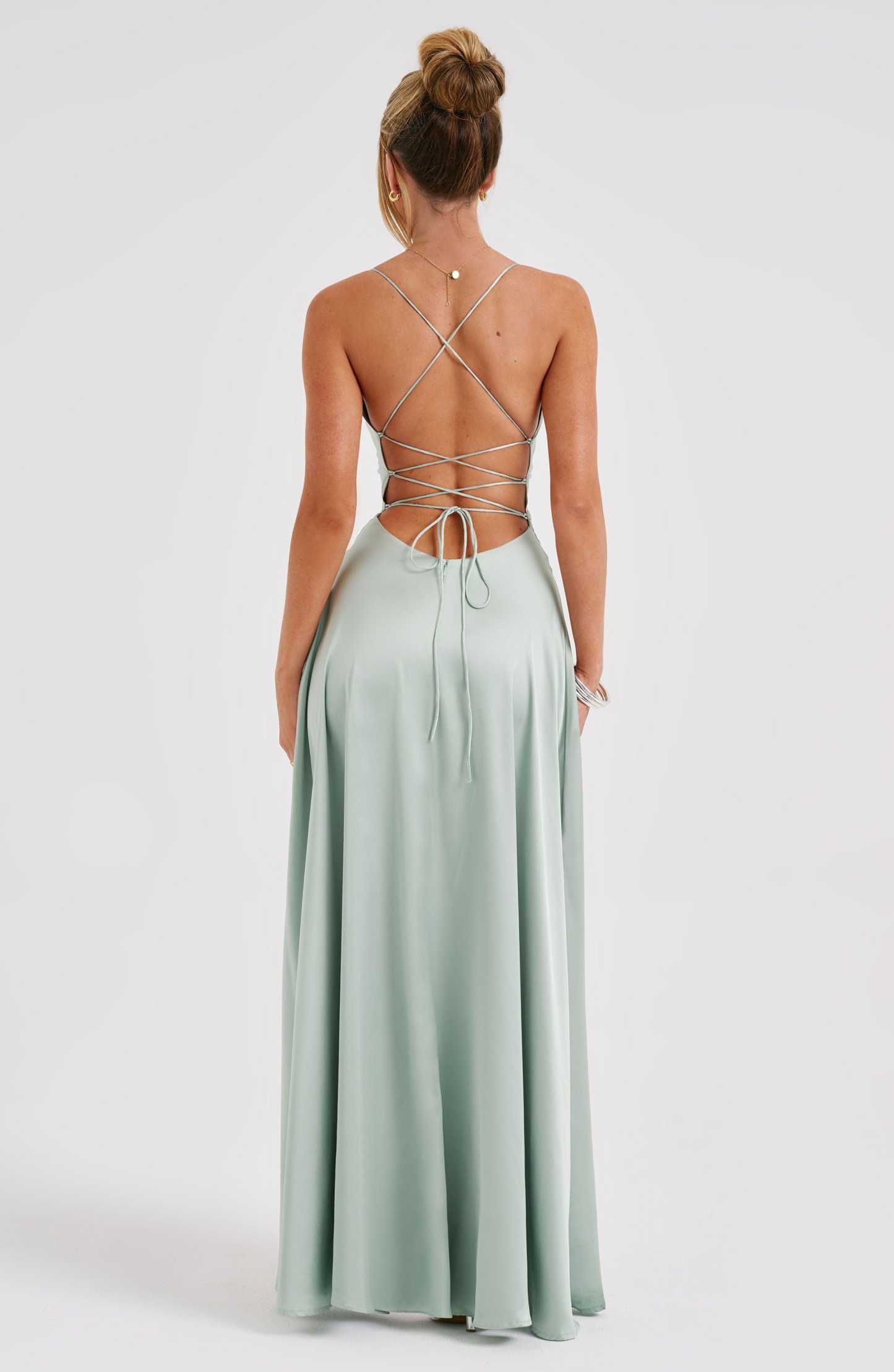 Bethany Maxi Dress - Sage-My Top Dress.All Rights Reserved