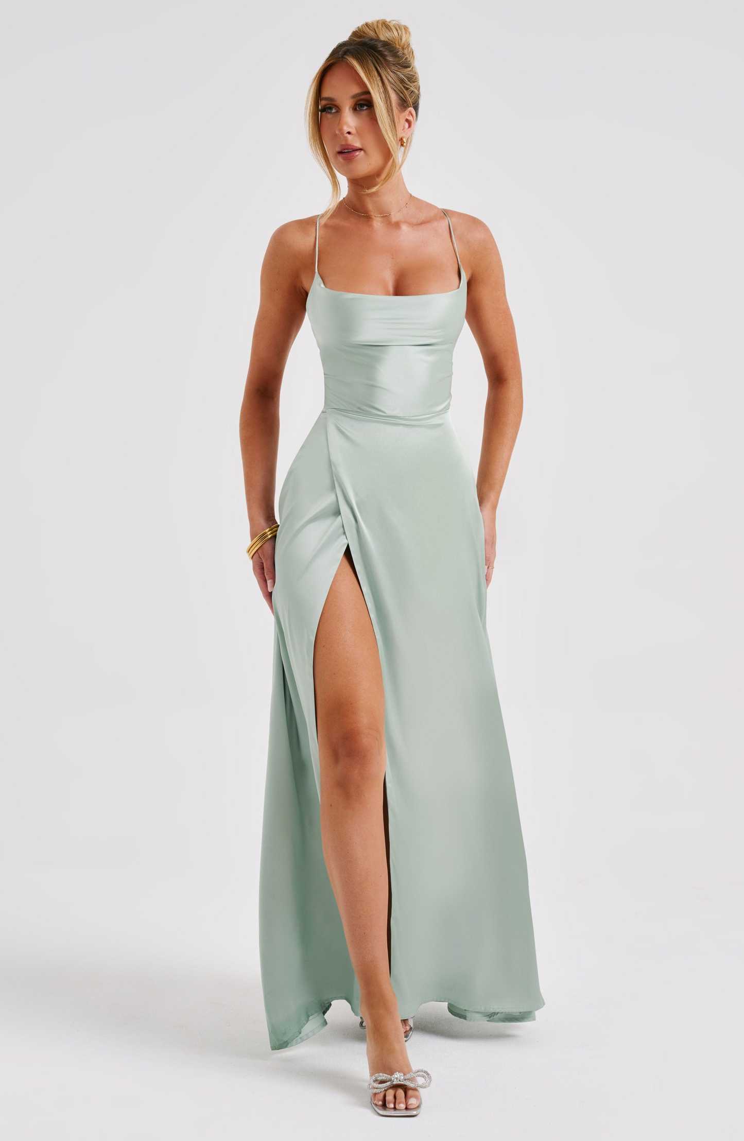 Bethany Maxi Dress - Sage-My Top Dress.All Rights Reserved