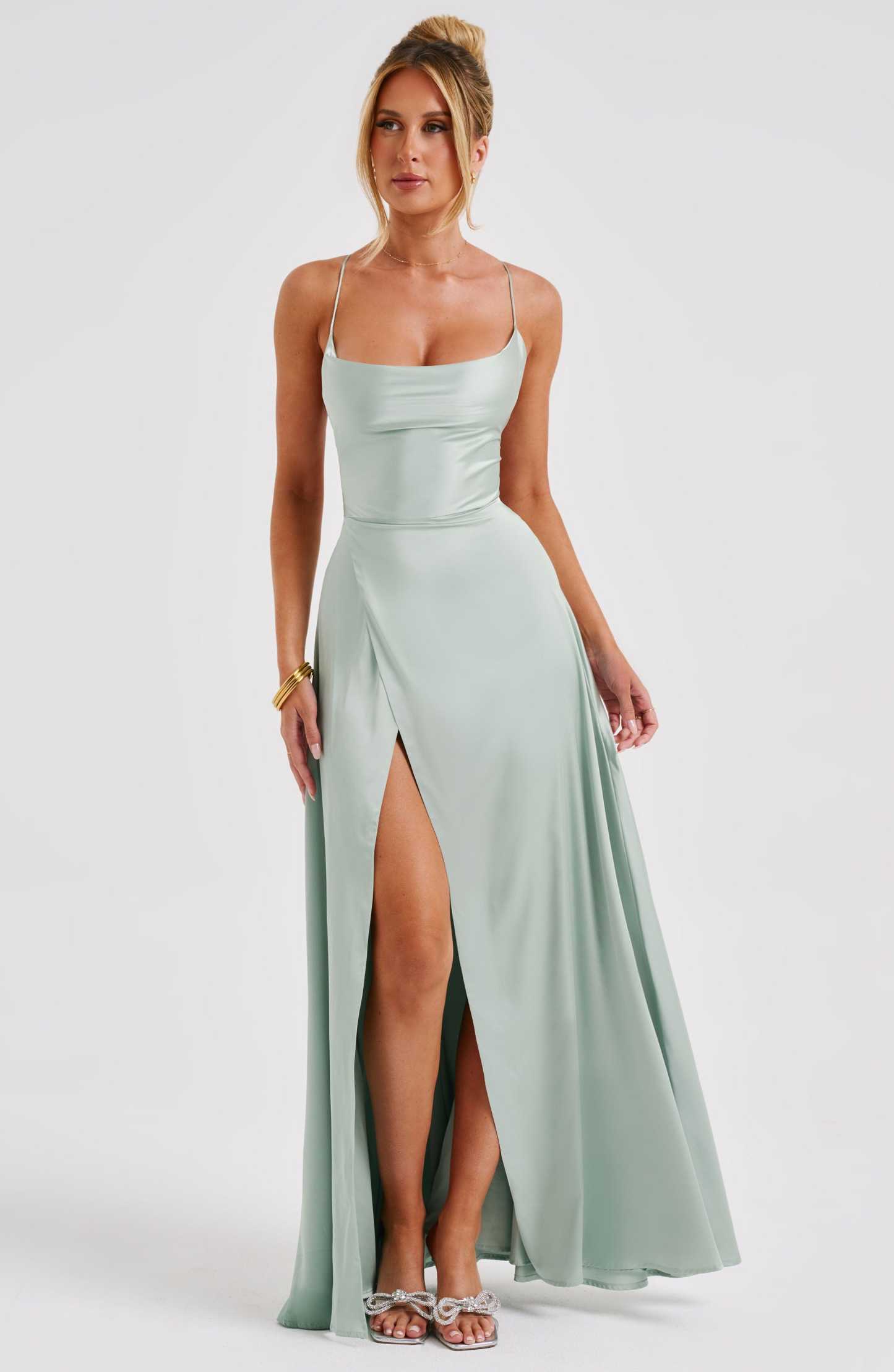 Bethany Maxi Dress - Sage-My Top Dress.All Rights Reserved