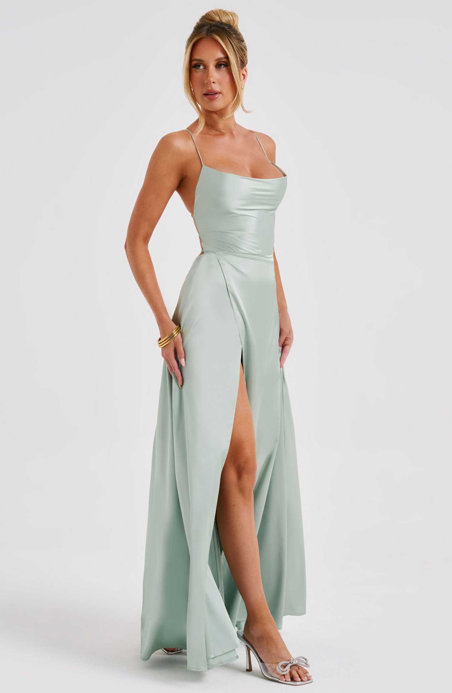Bethany Maxi Dress - Sage-My Top Dress.All Rights Reserved