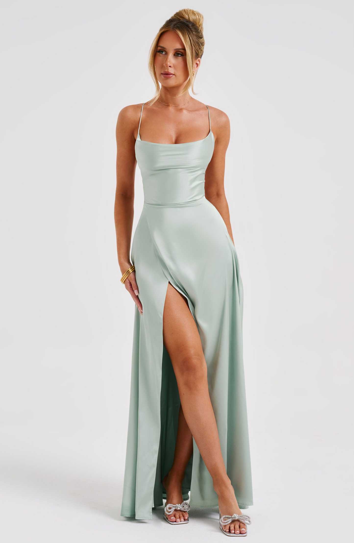 Bethany Maxi Dress - Sage-My Top Dress.All Rights Reserved