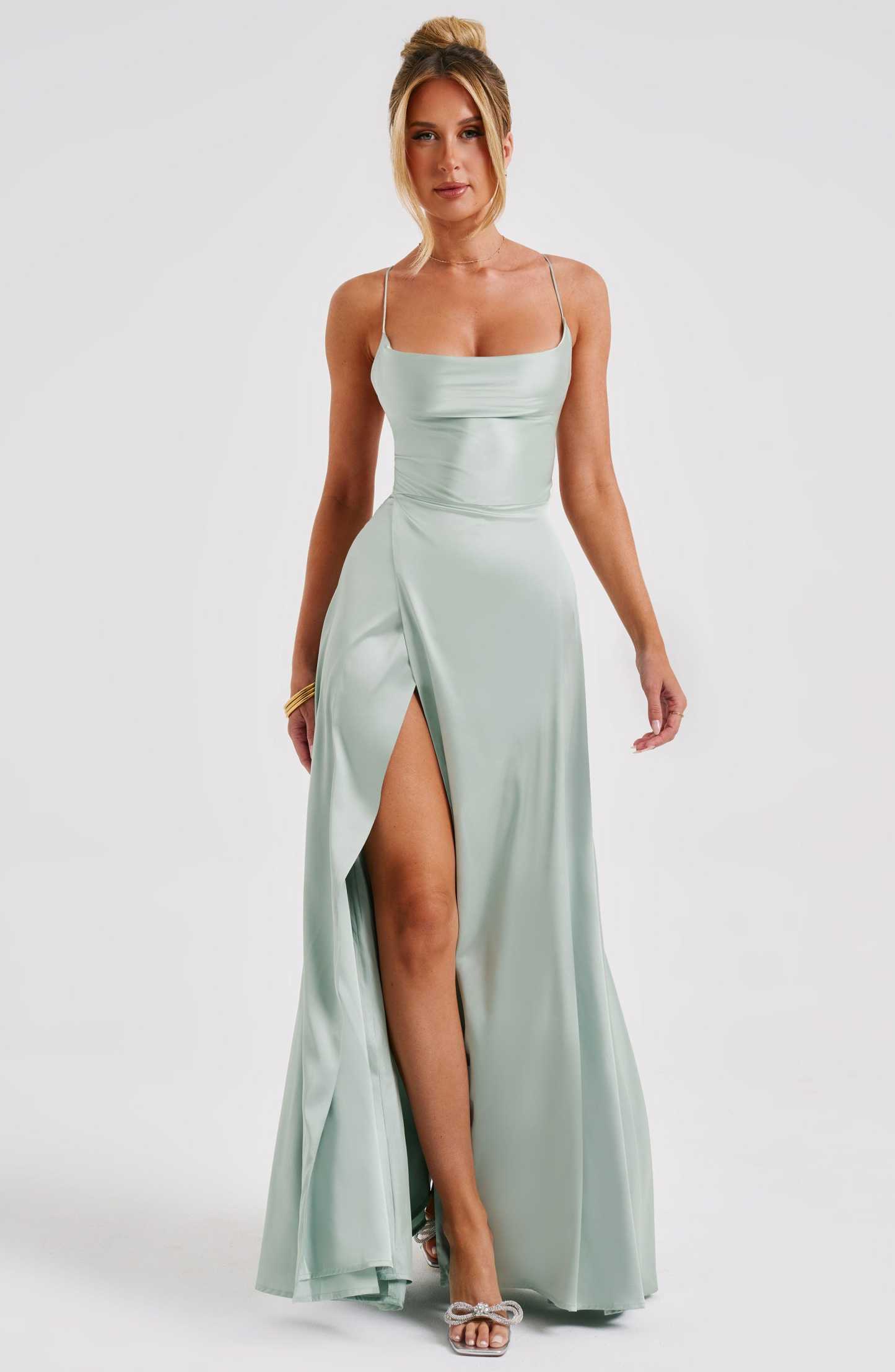 Bethany Maxi Dress - Sage-My Top Dress.All Rights Reserved