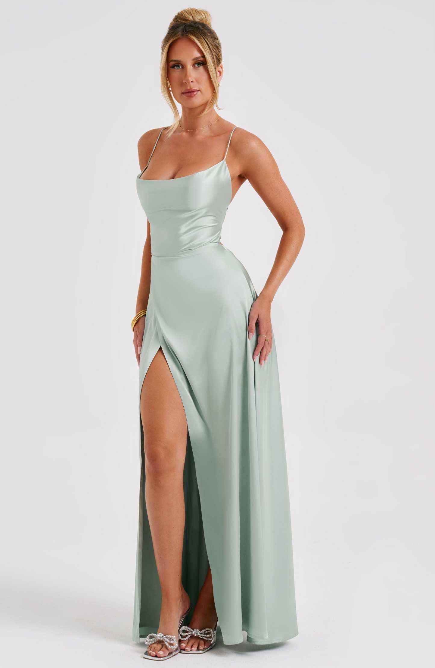 Bethany Maxi Dress - Sage-My Top Dress.All Rights Reserved