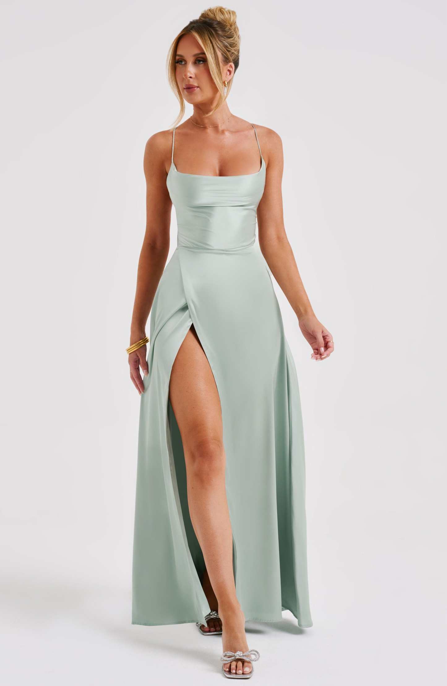 Bethany Maxi Dress - Sage-My Top Dress.All Rights Reserved