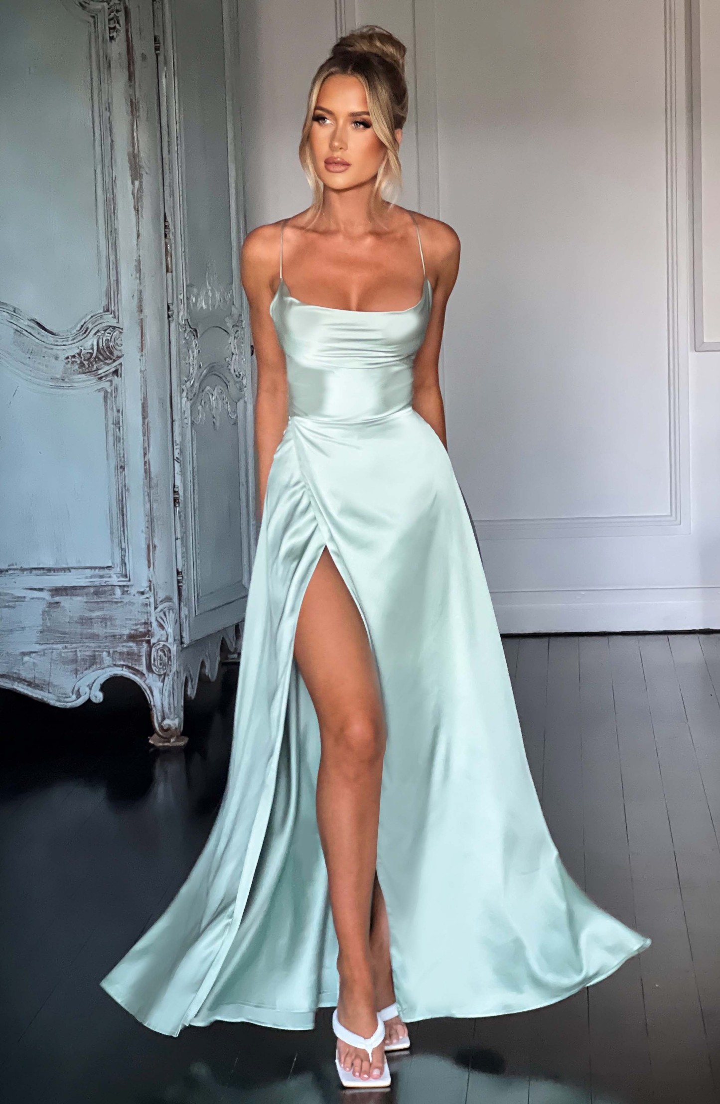 Bethany Maxi Dress - Sage-My Top Dress.All Rights Reserved