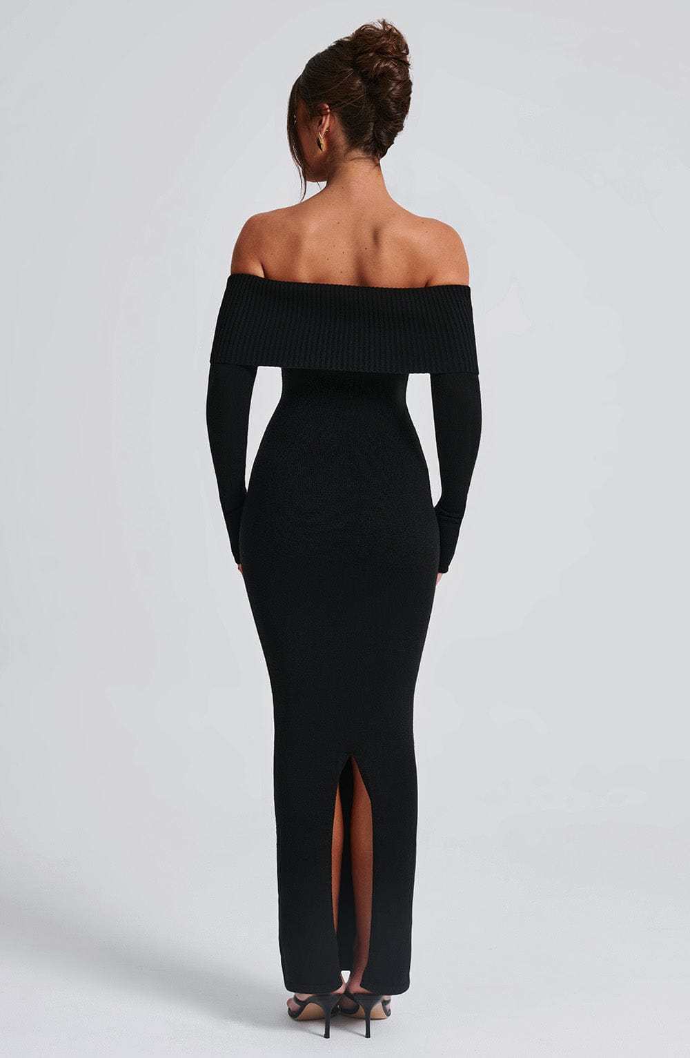 Beverley Knit Maxi Dress - Black-My Top Dress.All Rights Reserved