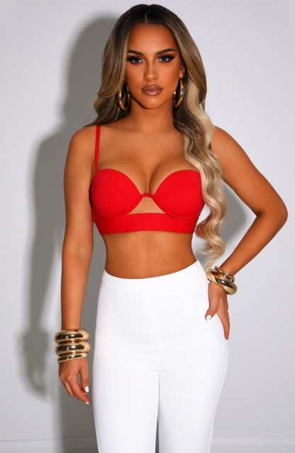 Brienna Top - Red-My Top Dress.All Rights Reserved