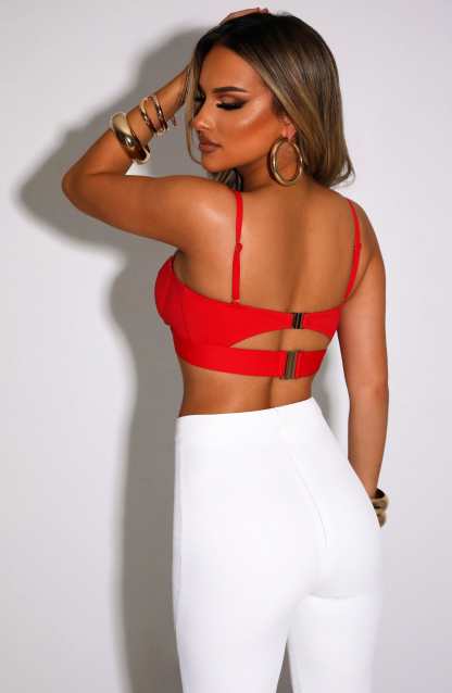 Brienna Top - Red-My Top Dress.All Rights Reserved
