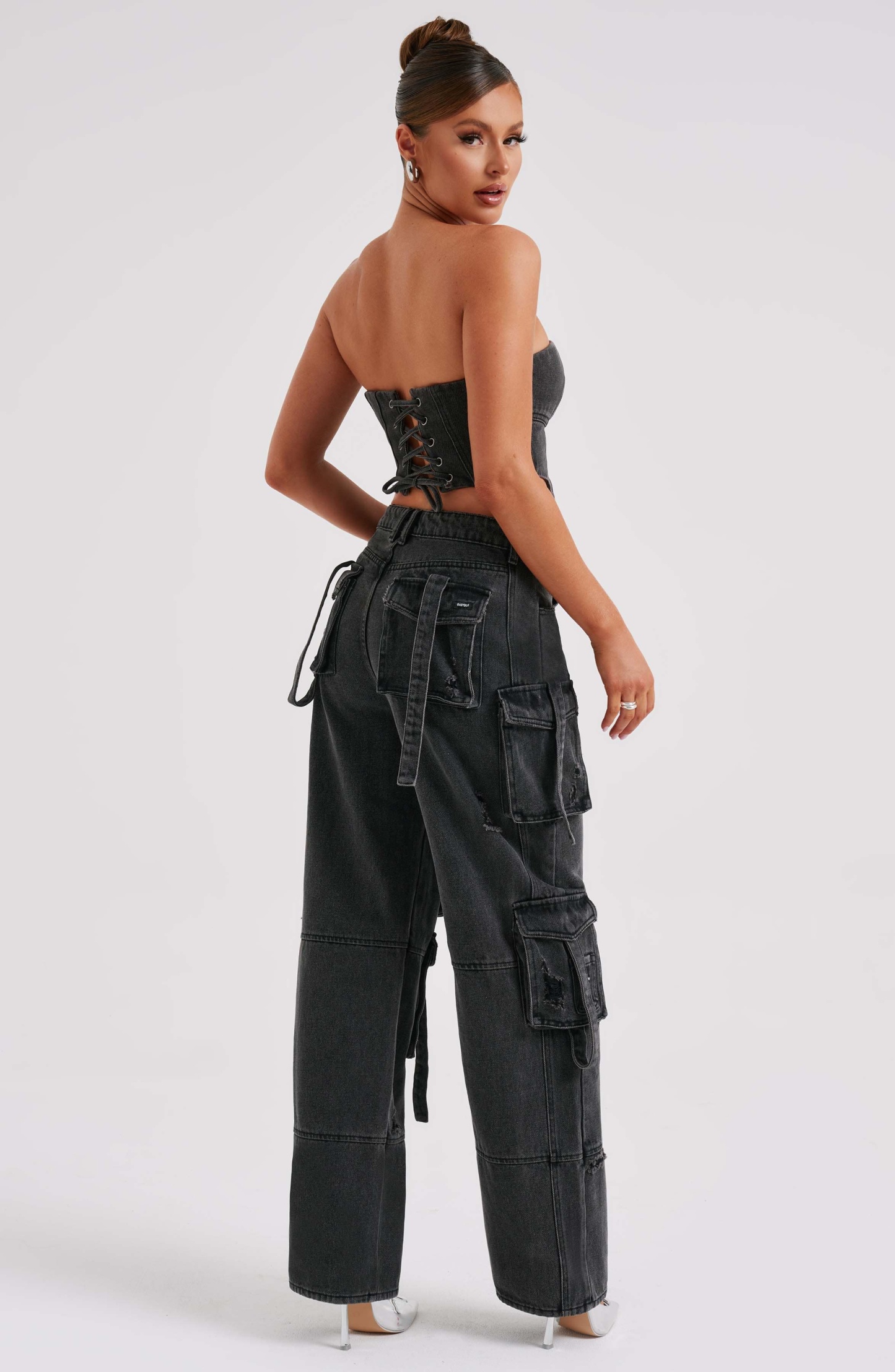 Brooklyn Cargo Pant - Black-My Top Dress.All Rights Reserved