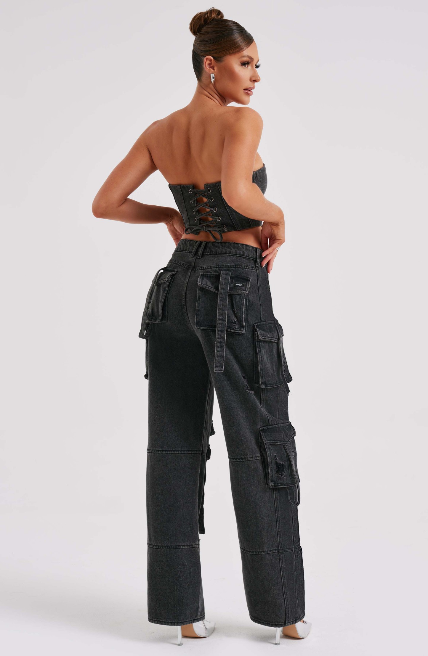 Brooklyn Cargo Pant - Black-My Top Dress.All Rights Reserved