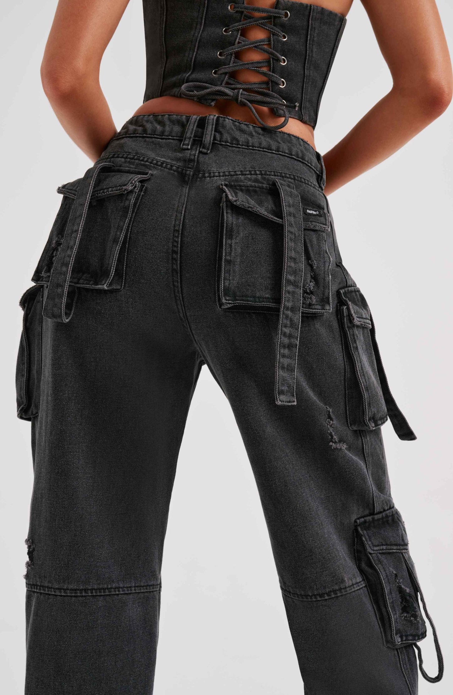 Brooklyn Cargo Pant - Black-My Top Dress.All Rights Reserved