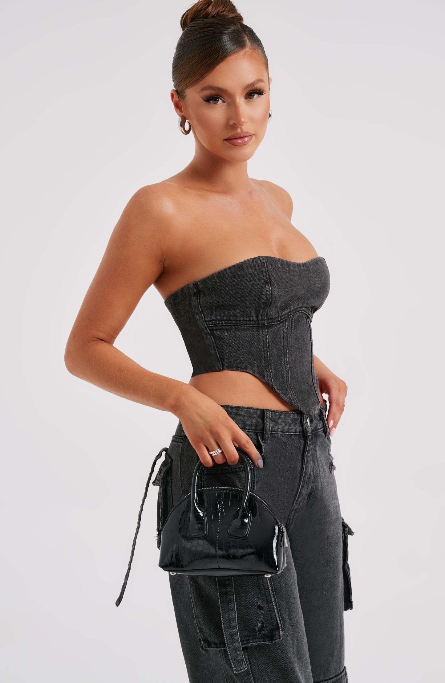 Brooklyn Cargo Pant - Black-My Top Dress.All Rights Reserved