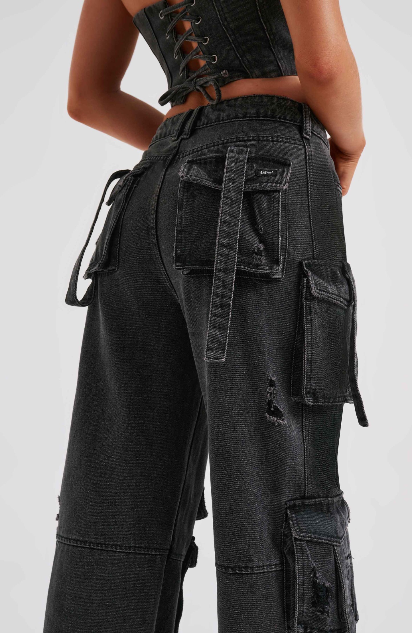 Brooklyn Cargo Pant - Black-My Top Dress.All Rights Reserved