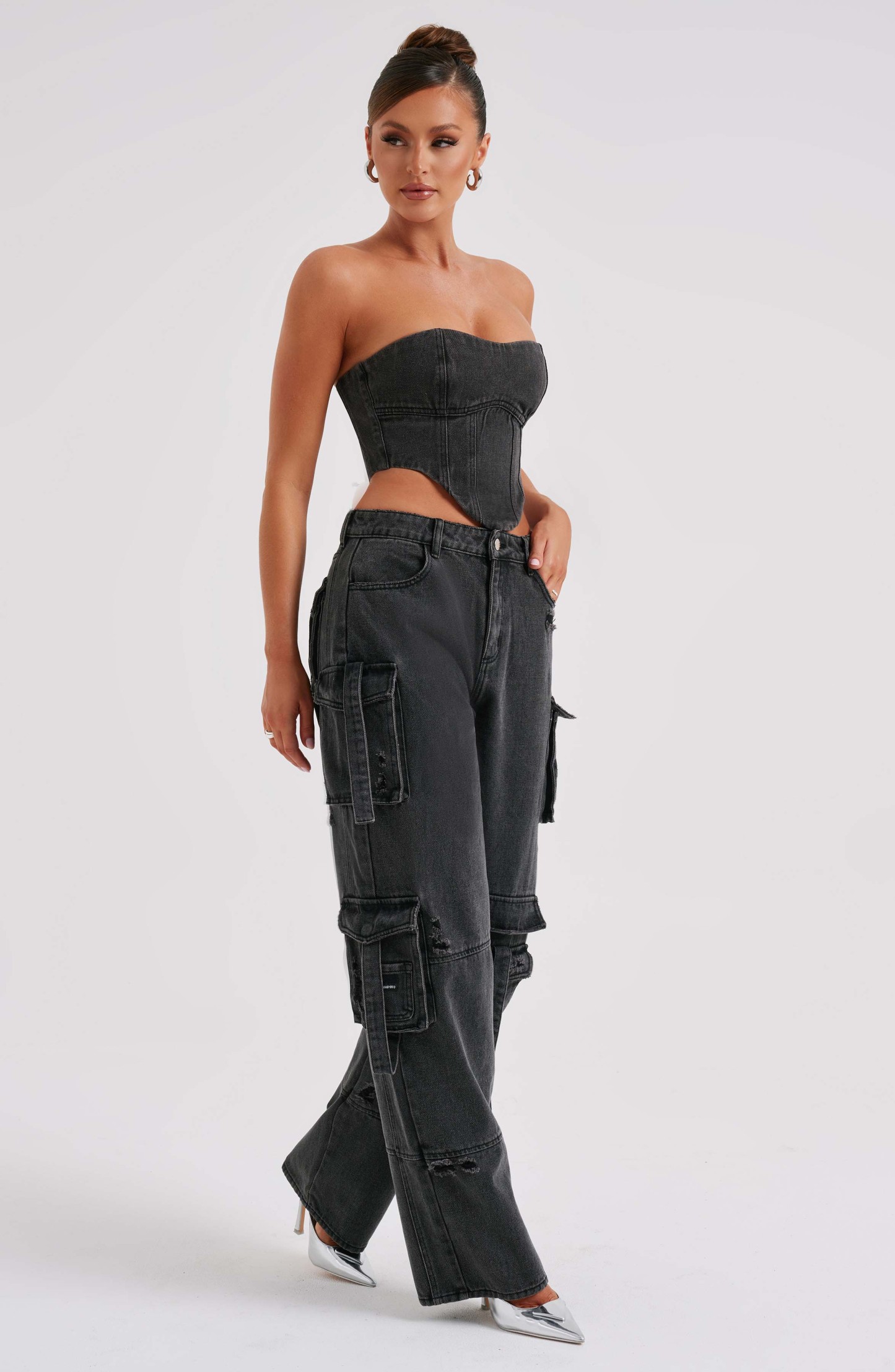 Brooklyn Cargo Pant - Black-My Top Dress.All Rights Reserved
