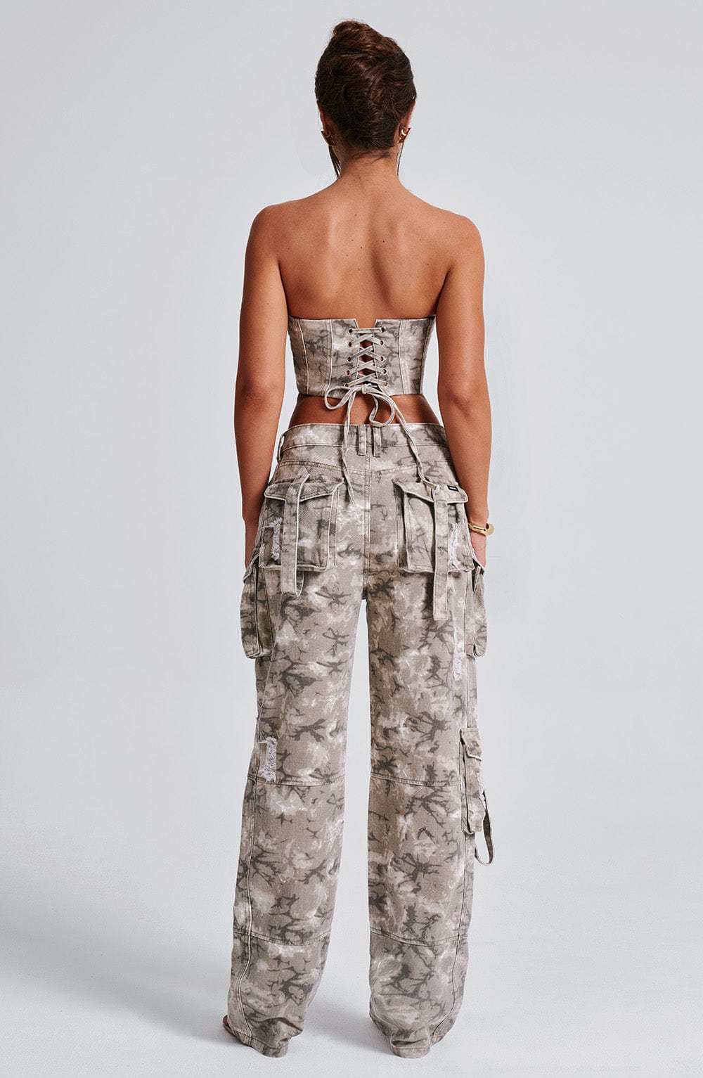 Brooklyn Cargo Pant - Camo Print-My Top Dress.All Rights Reserved