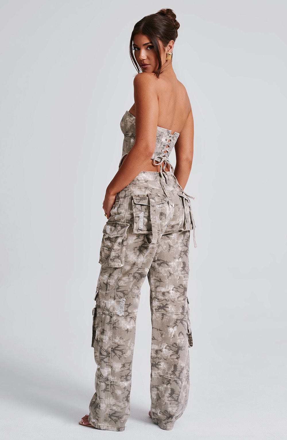 Brooklyn Cargo Pant - Camo Print-My Top Dress.All Rights Reserved