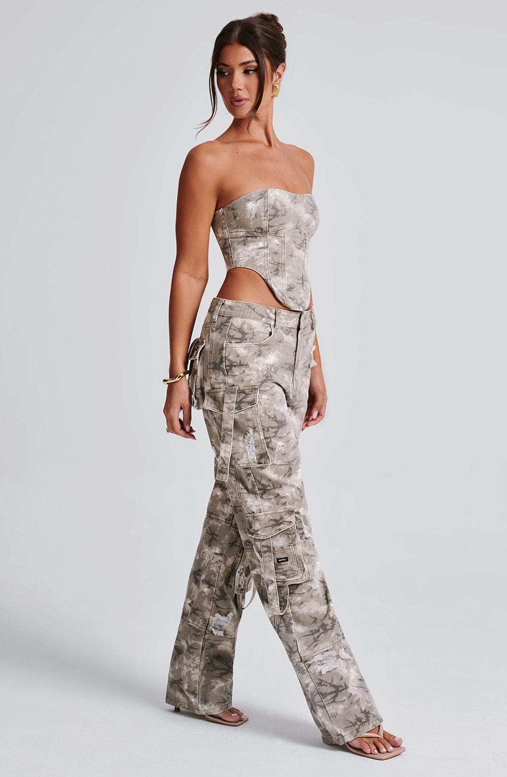 Brooklyn Cargo Pant - Camo Print-My Top Dress.All Rights Reserved