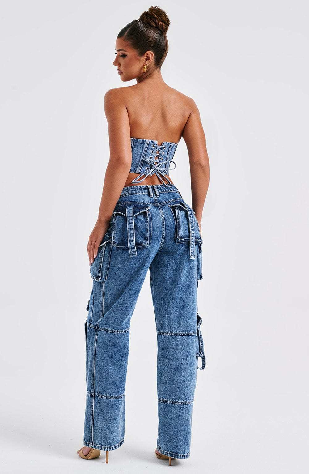 Yasie Corset - Dark Wash-My Top Dress.All Rights Reserved