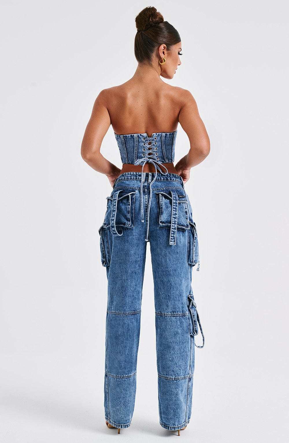 Yasie Corset - Dark Wash-My Top Dress.All Rights Reserved