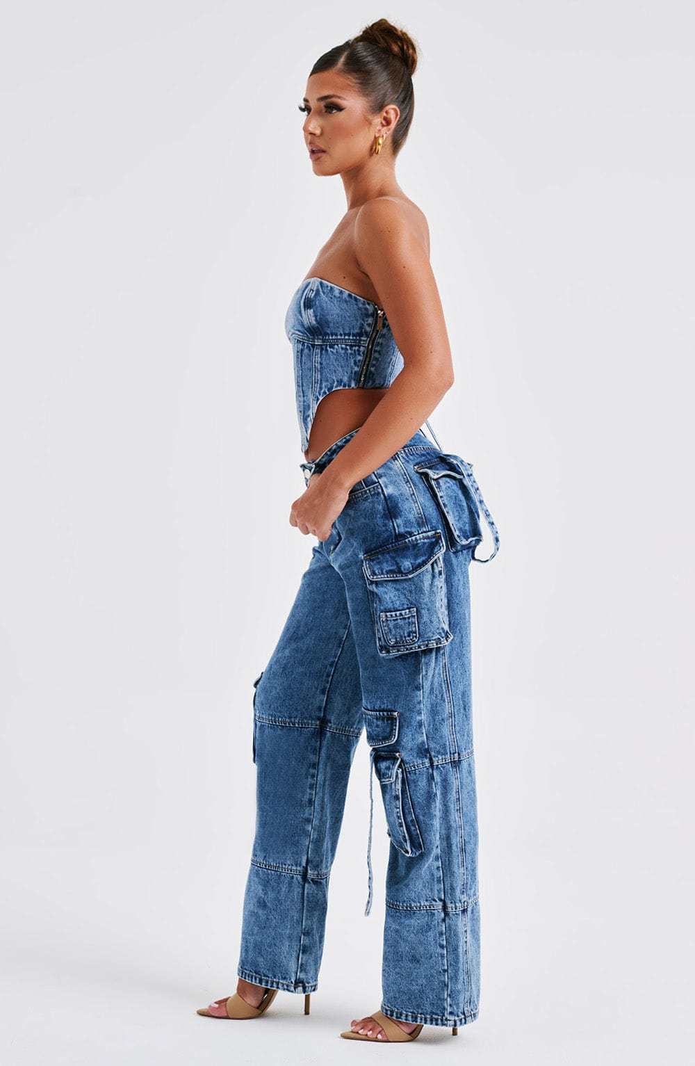 Yasie Corset - Dark Wash-My Top Dress.All Rights Reserved
