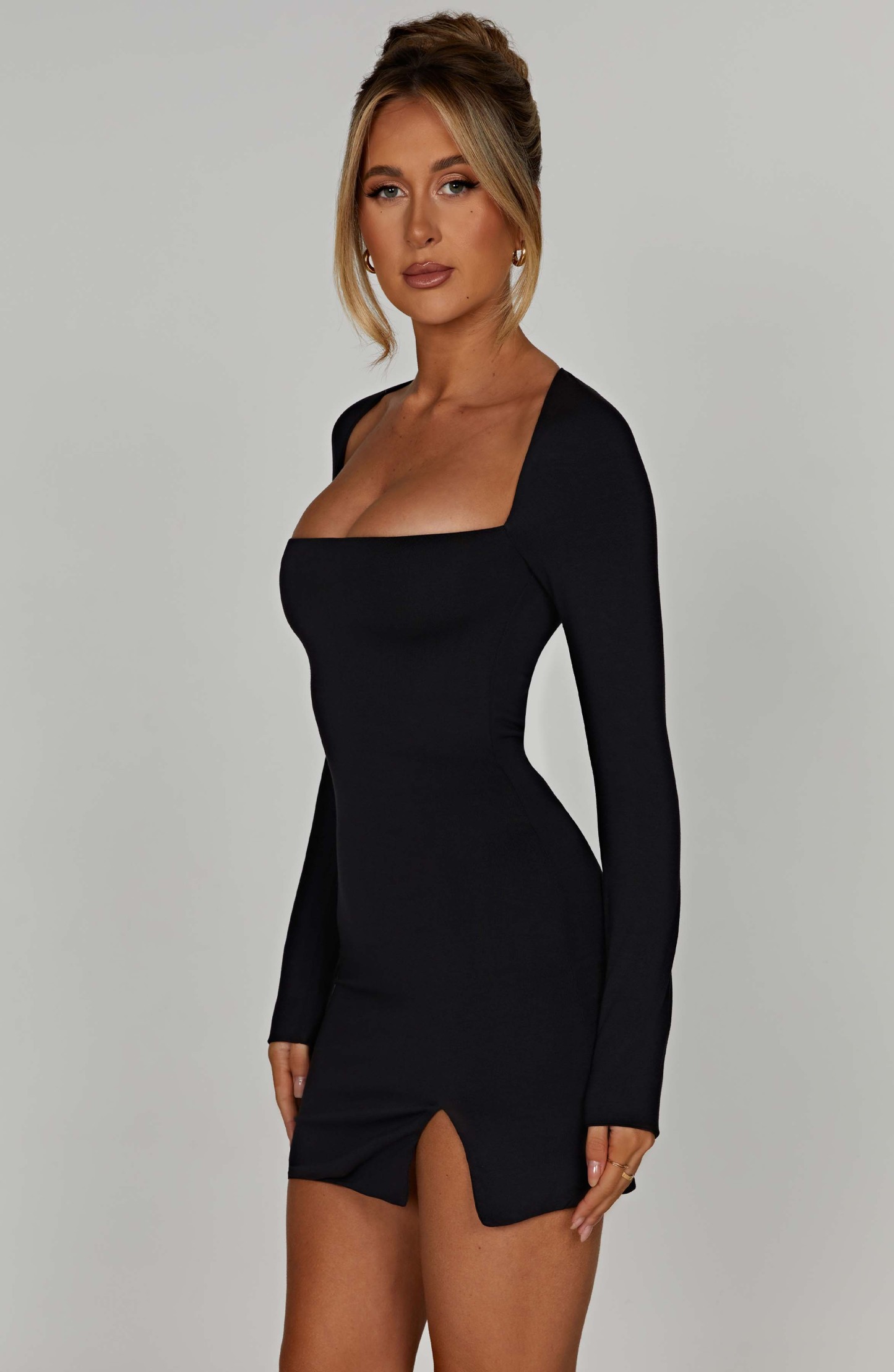 Brylee Mini Dress - Black-My Top Dress.All Rights Reserved