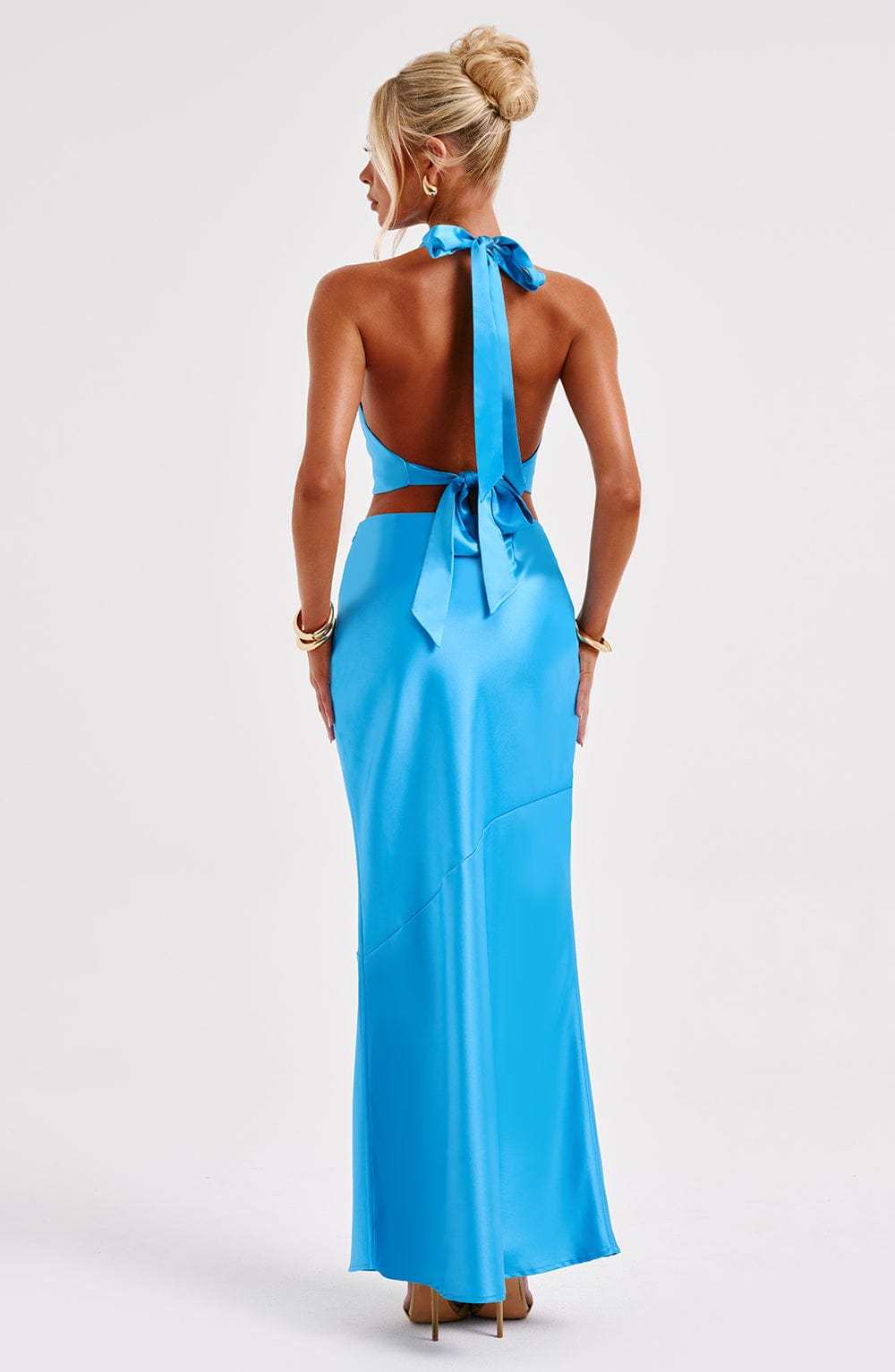 Zaylee Maxi Skirt - Blue-My Top Dress.All Rights Reserved
