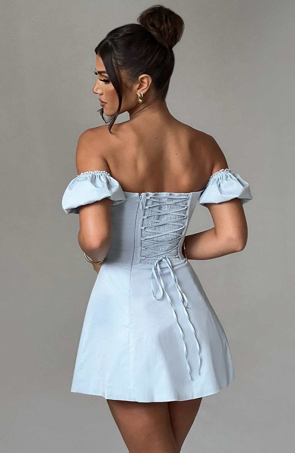 Caitlyn Mini Dress - Blue-My Top Dress.All Rights Reserved