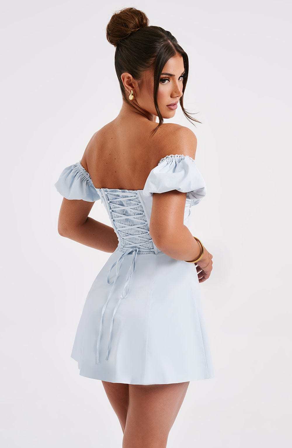 Caitlyn Mini Dress - Blue-My Top Dress.All Rights Reserved