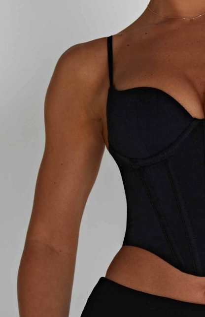 Calia Corset - Black-My Top Dress.All Rights Reserved