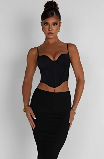 Calia Corset - Black-My Top Dress.All Rights Reserved