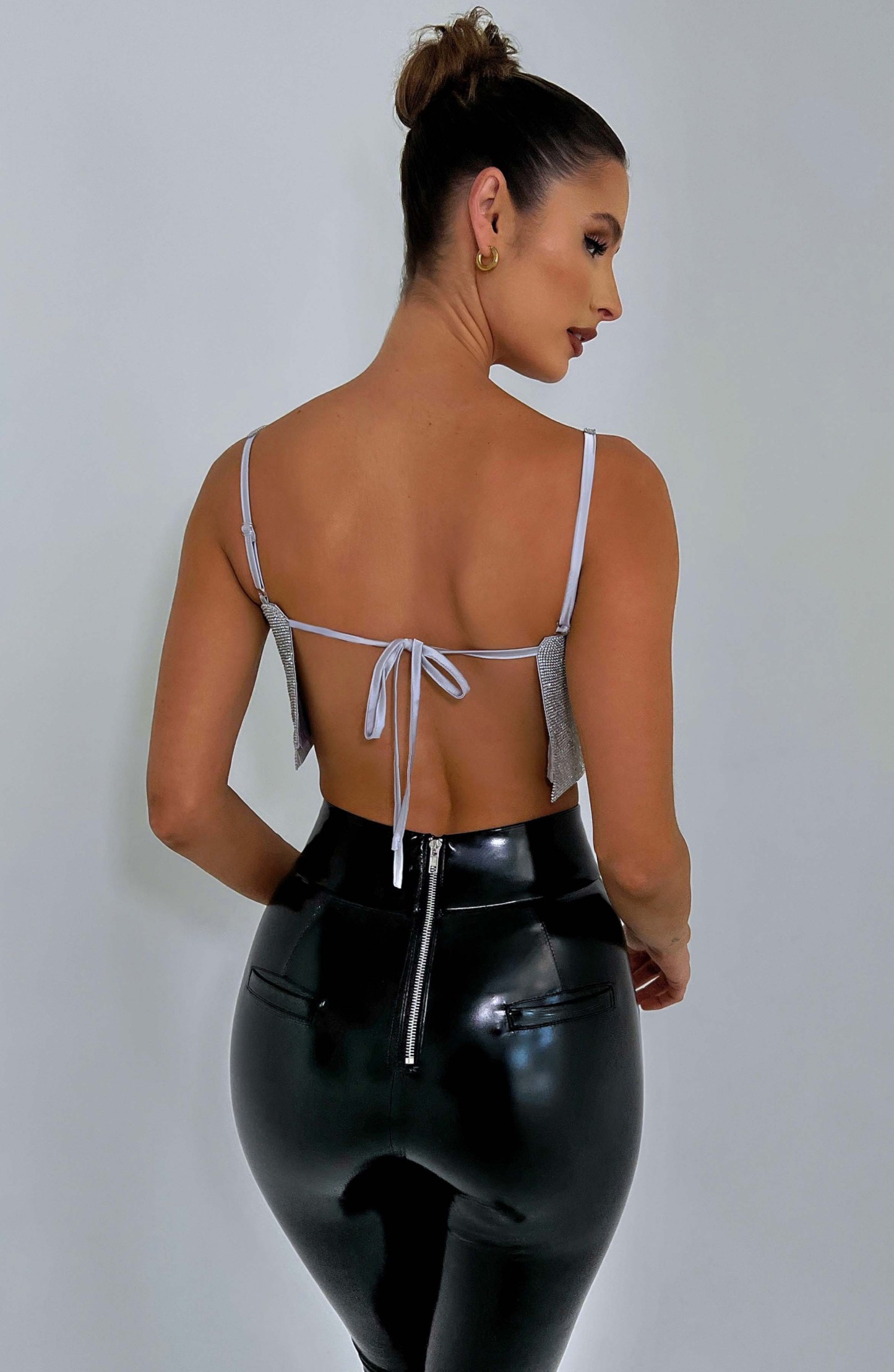 Camelia Top - Silver-My Top Dress.All Rights Reserved