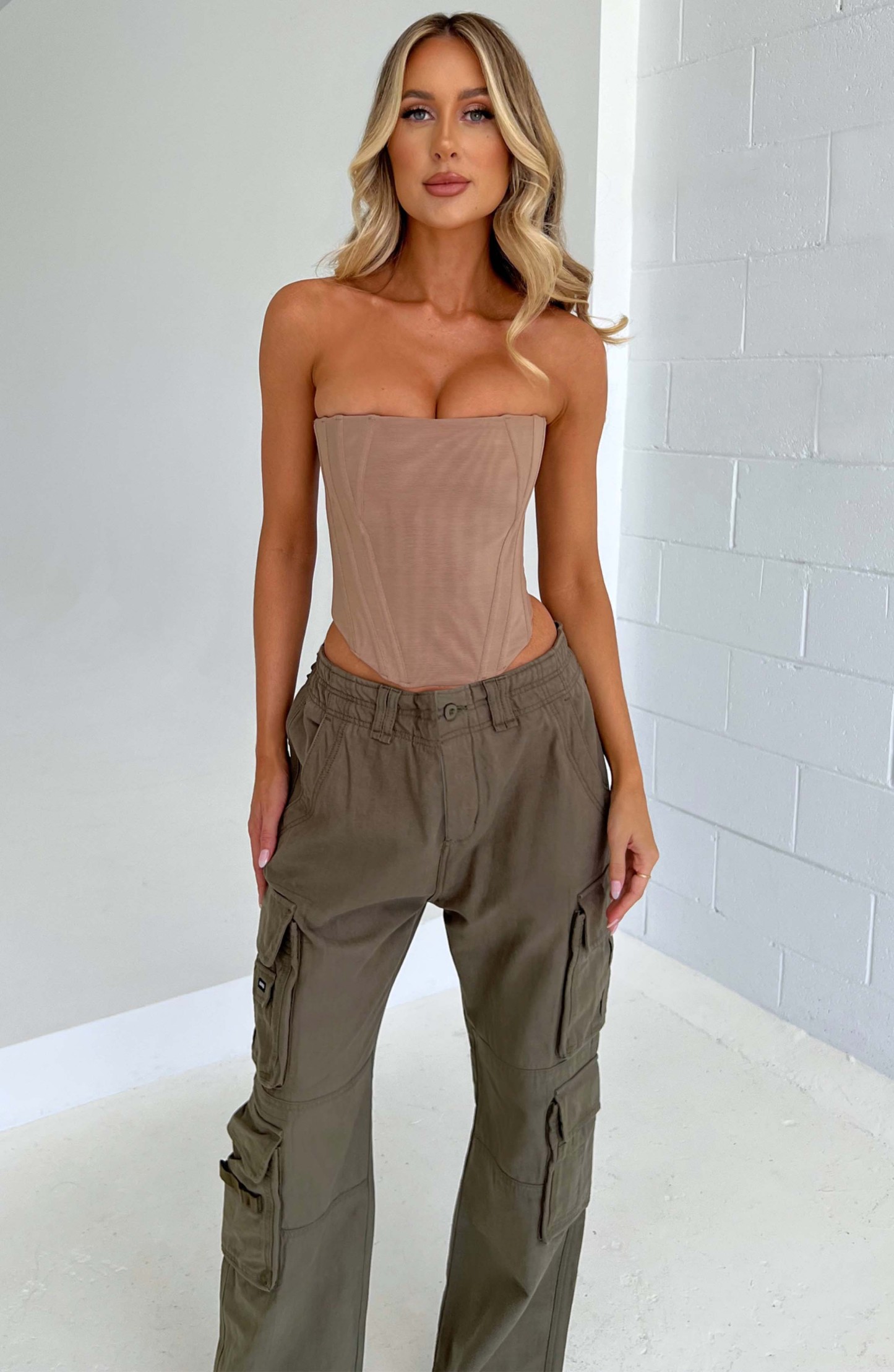 Cami Corset - Beige-My Top Dress.All Rights Reserved