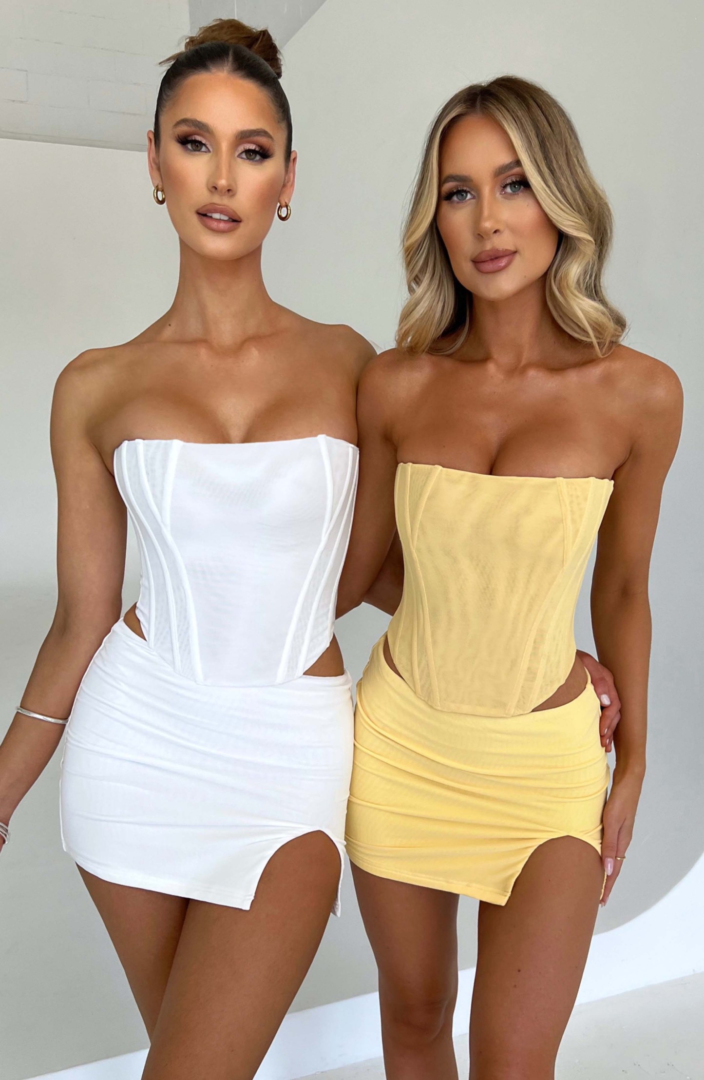 Cami Corset - Lemon-My Top Dress.All Rights Reserved