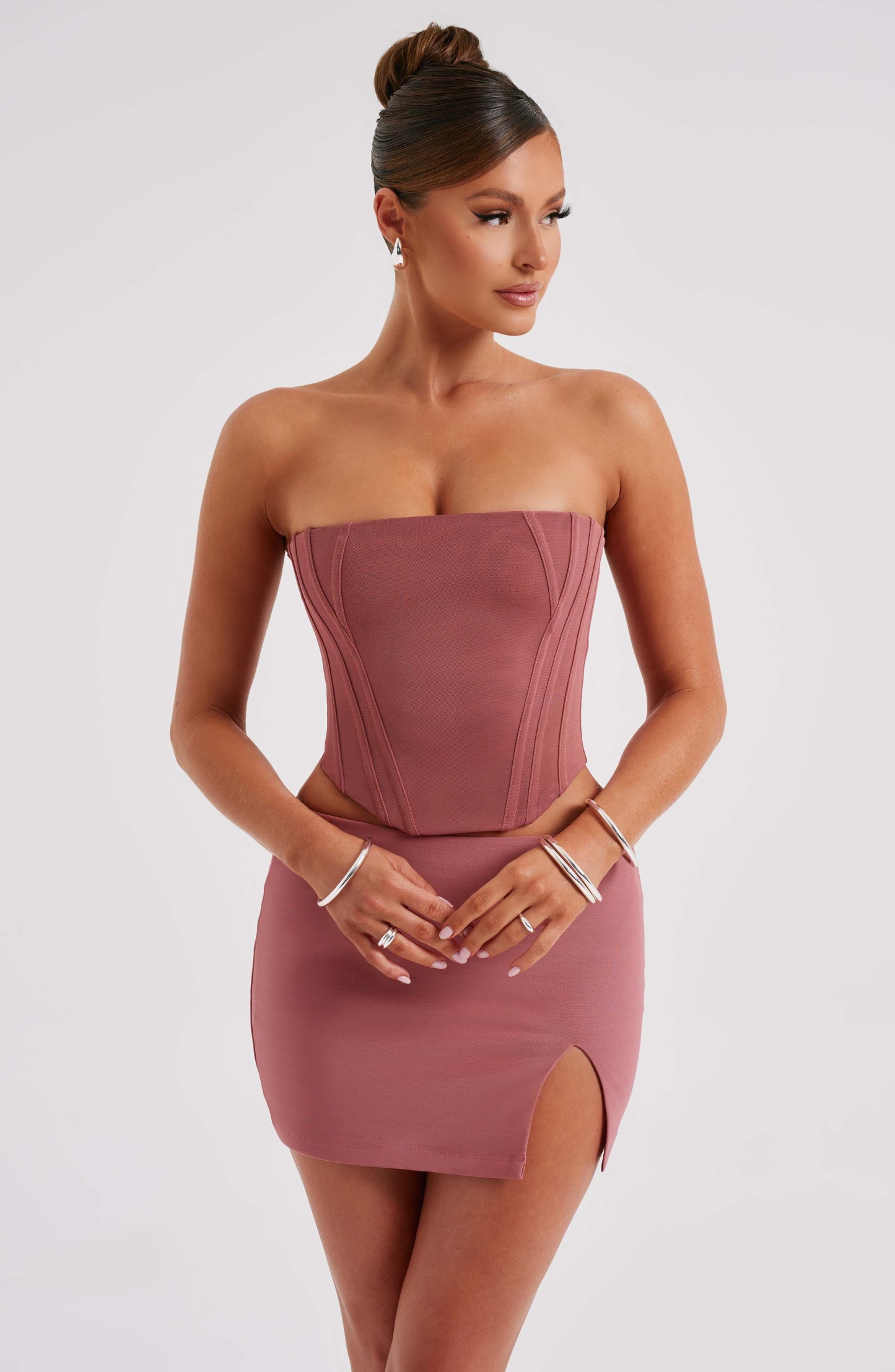 Cami Corset - Rose Pink-My Top Dress.All Rights Reserved